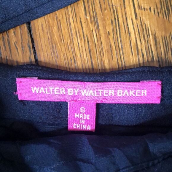 Walter by Walter Baker Black and Green Backless Dress - Picture 9 of 14